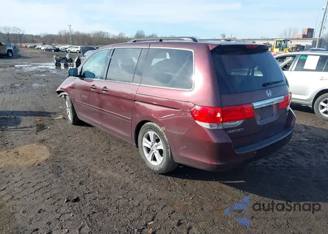2010 Honda Odyssey Touring из США, поврежденный, VIN 5FNRL3H93AB095966